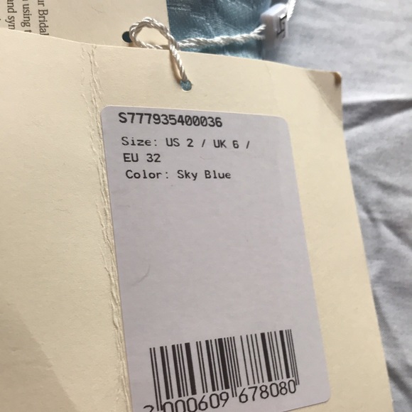 NWT LanTing Bride mother of the groom/ bride dress. Lite blue dress with jacket - Picture 11 of 11